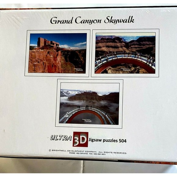 Brightwell Development NIP Ultra 3D Grand Canyon Visitor Center Puzzle 504 Piece - Picture 2 of 8